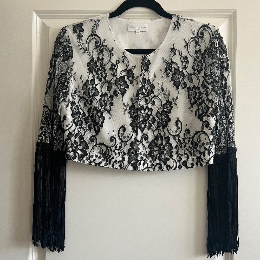 Patrizia Pepe cropped bolero jacket, blazer